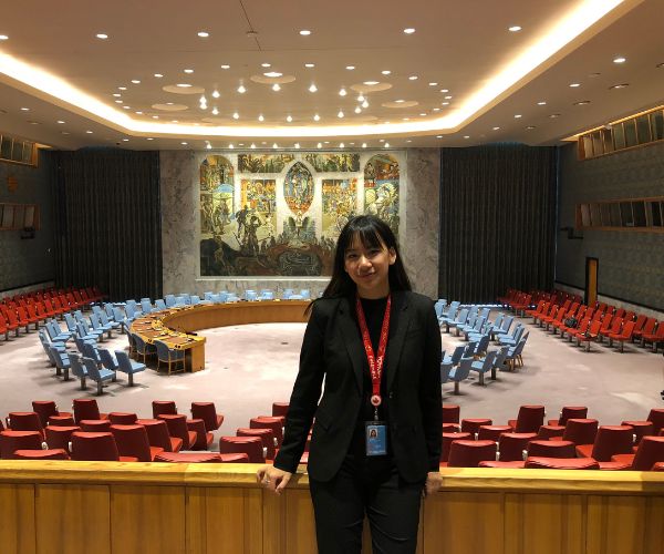 Global and International Studies student completing an international experience requirement with Canada’s Permanent Mission to the United Nations in New York City.