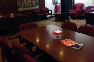 Humanities Lounge seating area