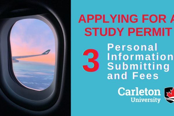 Watch Video: Applying for a Study Permit #3 Personal Information, Submitting and Fees