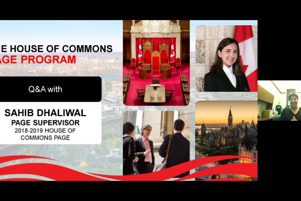 Watch Video: Live at Five – House of Commons Page Program