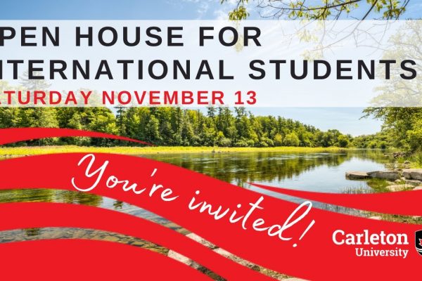 Watch Video: You’re invited! Open House for International Students